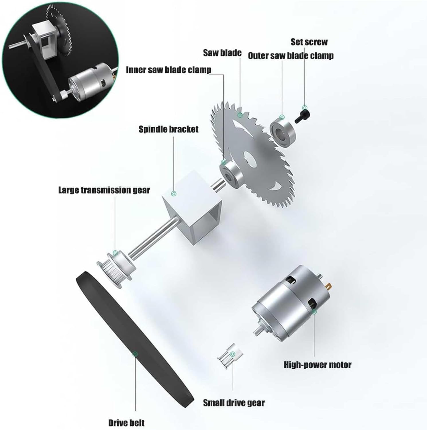 Mini Multi-functional Table Saw, Mini Table Saw, Mini Table Saw for Crafts, Mini Table Saw, 7 Speed Adjustable, 1/2" Adjustable Cut Depth Liftable Table Saw (A)-POIULTD