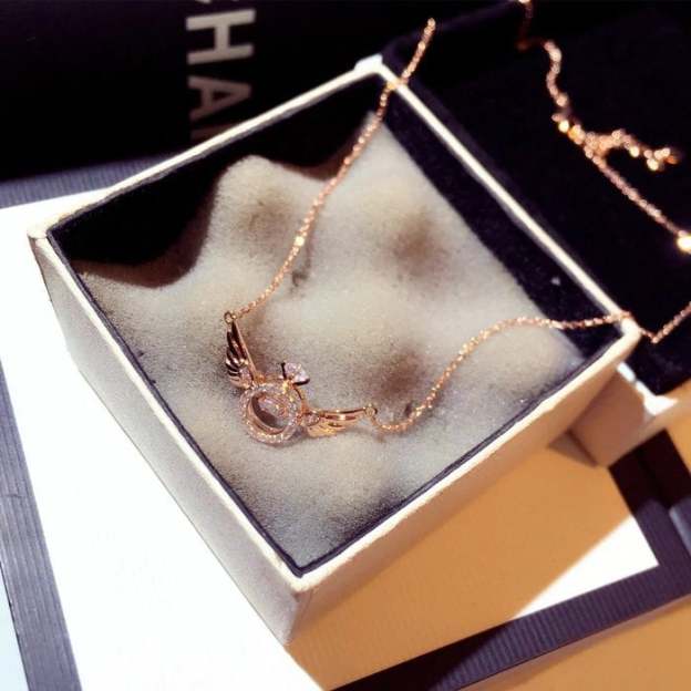 Angel Wings Wings Necklace-POIULTD