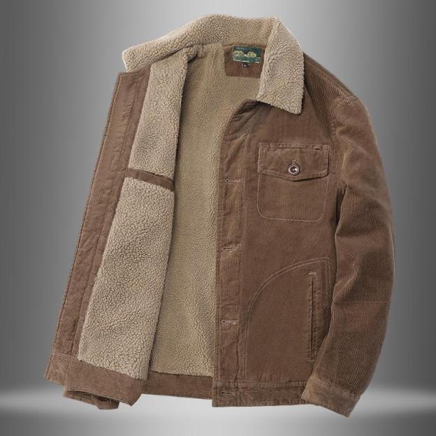 Men'S Winter Heavy Fleece Warm Jacket