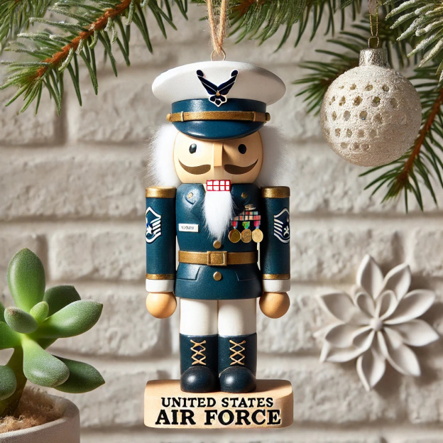 Veteran Tribute Nutcracker Statue Ornament