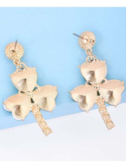 Women Fashionable And Versatile St. Patrick's Day Earrings-POIULTD