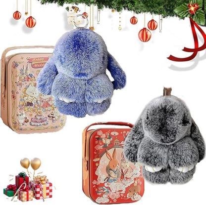 🎁Handmade Soft  Christmas Bunny Charms-POIULTD