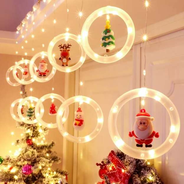 🎅Early Christmas Sale-49% OFF - Christmas Decor Ring Lights-POIULTD