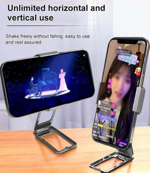 🎁New Upgraded Back Clip Type 360° Folding Bracket-POIULTD