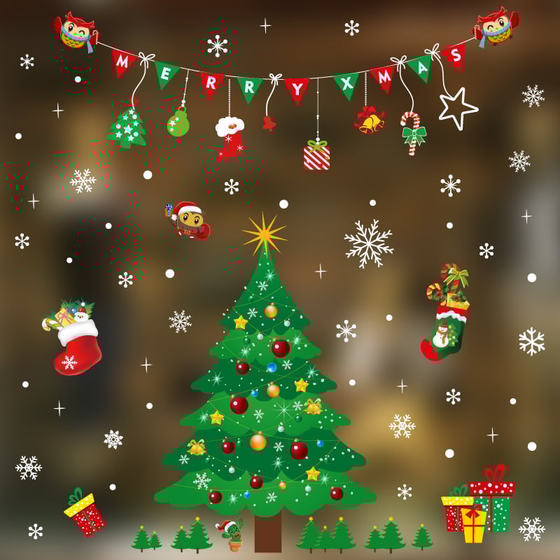 🔥Christmas Window Clings-POIULTD