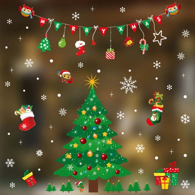 🔥Christmas Window Clings-POIULTD