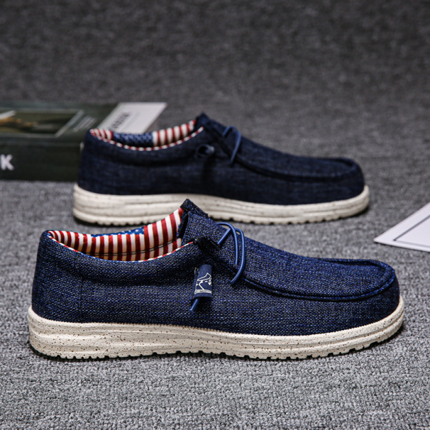 MEN'S COMFORTABLE BREATHABLE LINING FLAG CASUAL SHOES-POIULTD