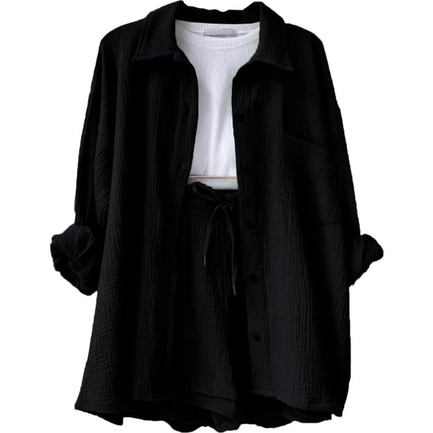 Zweiteiliger Langarmshirt-Damen-Freizeitanzug für Damen-POIULTD