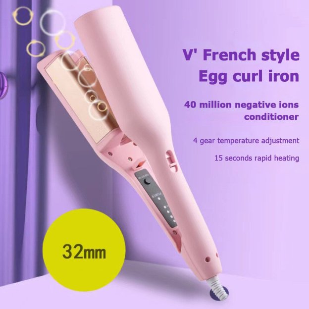French Wave Curling Iron-POIULTD