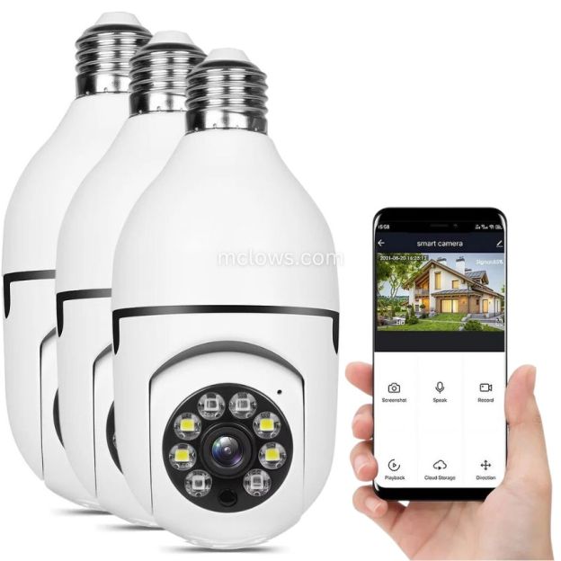 The Original BulbCam360™️ - Wireless Smart Security Cam-POIULTD