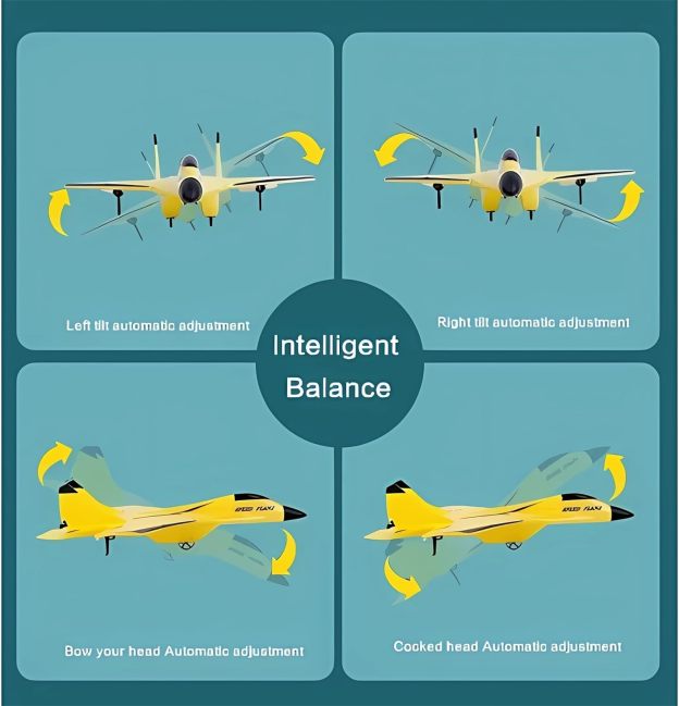 🎁New remote control wireless airplane toy-POIULTD