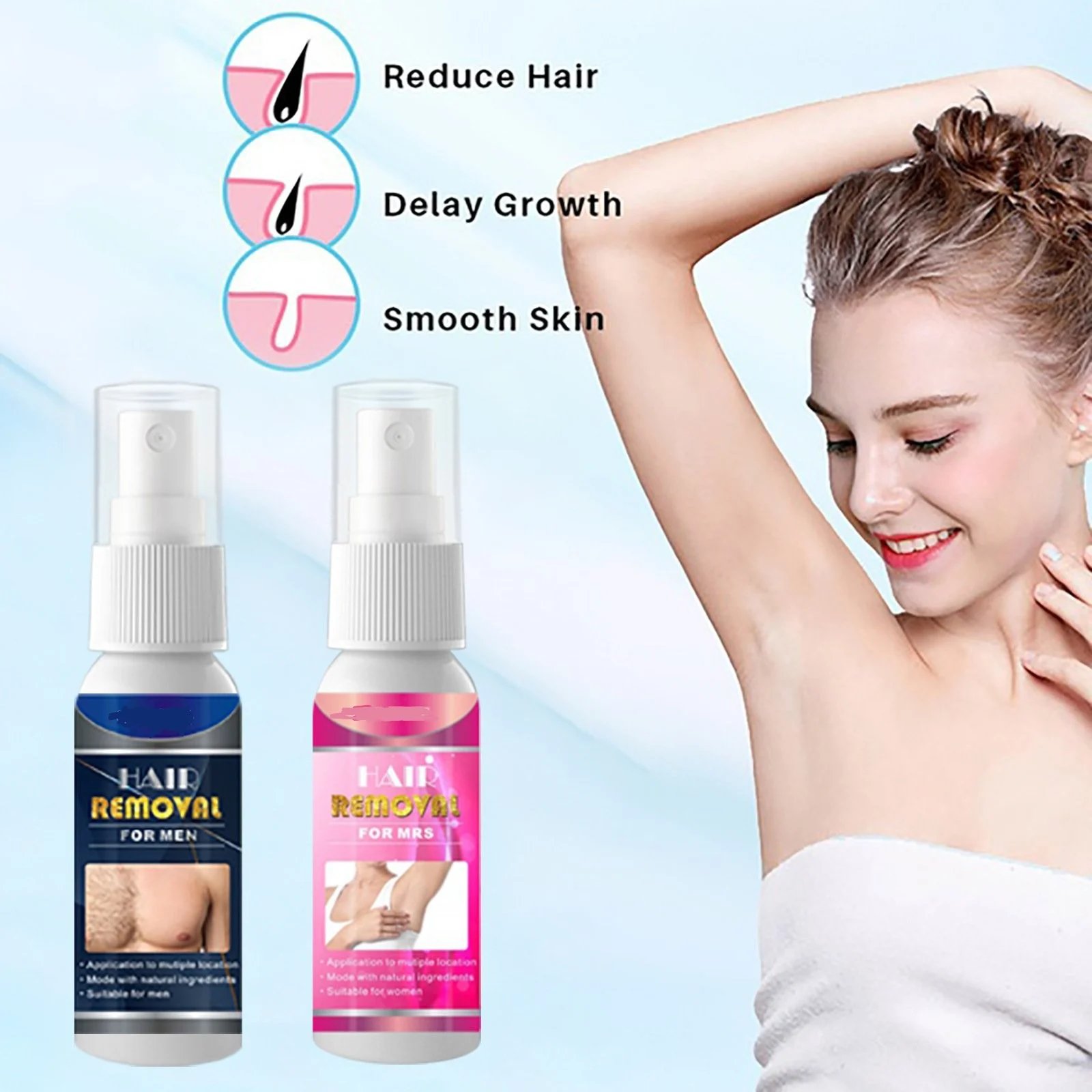 Body Hair Removal Spray🔥🔥🔥BUY 2 GET 2 FREE(4PCS)🔥🔥🔥