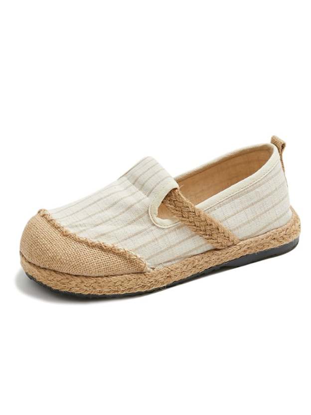 Spring And Summer New Cotton Maiping And Low Ladies Small Fresh Cloth Shoes-POIULTD