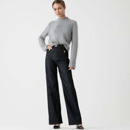 🧣🔥Spring Fashion Update 49% OFF👖Tummy Control Sailor Wide Leg Trouser