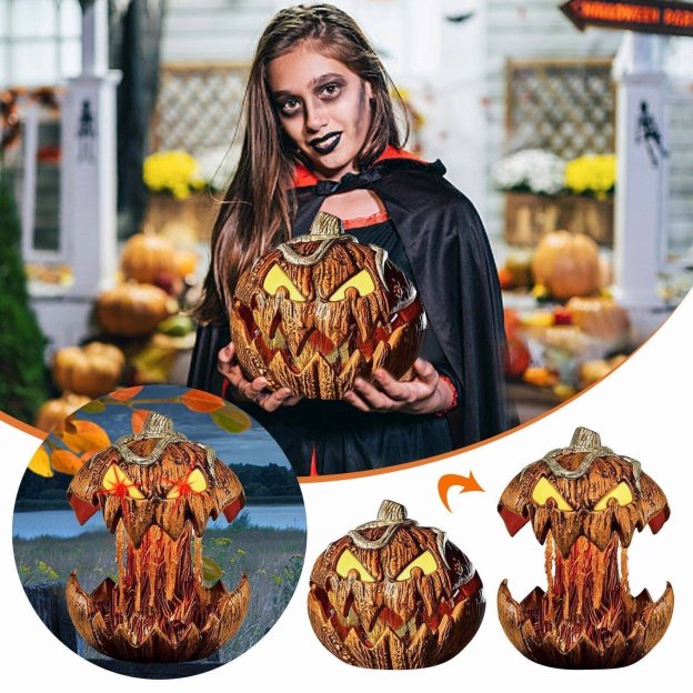 🎃 Halloween Scary Pumpkin With Lights 👻 Early Halloween Flash Sale ❗-POIULTD