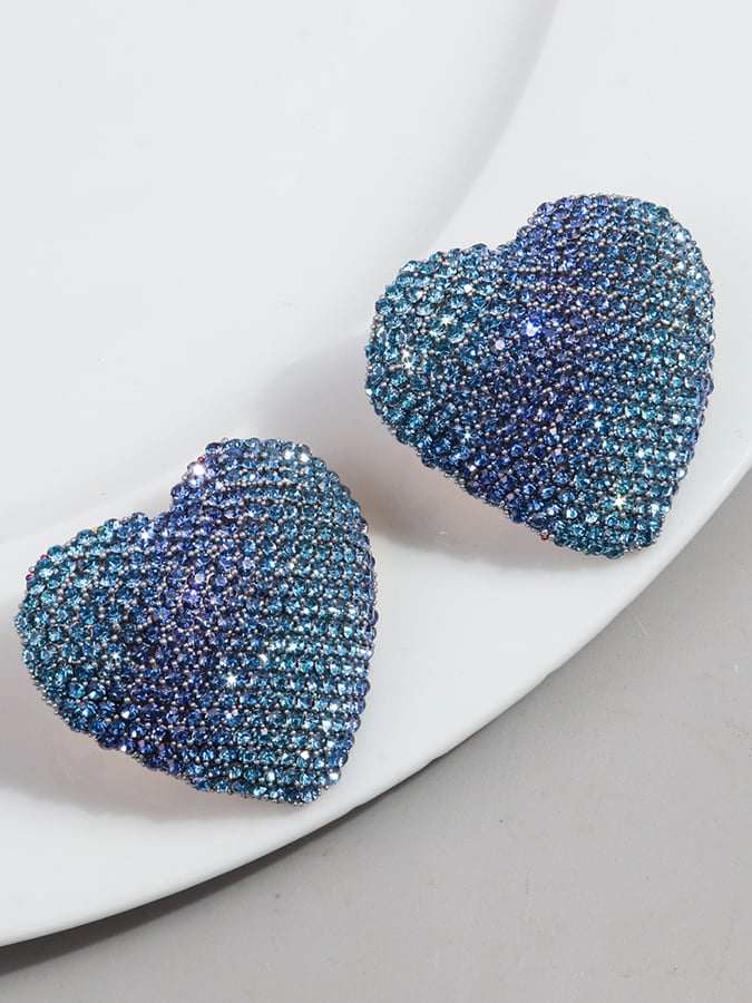 Women's Valentine's Day Heart Fashion Earrings-POIULTD