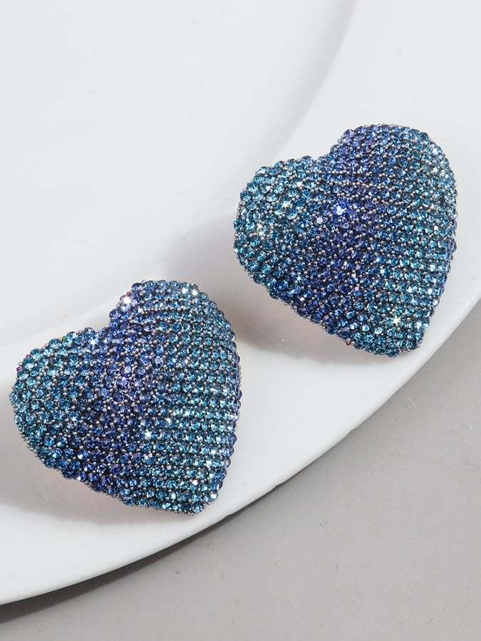 Women's Valentine's Day Heart Fashion Earrings-POIULTD