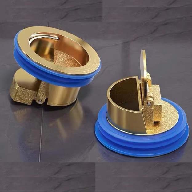 Downspout Universal Brass Floor Drain Core Anti-Odor Deodorizer-POIULTD