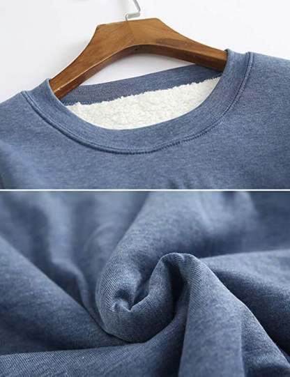💥Sold 20000+,  Sales > Extra 8% off code:  8💥2022 NEW Casual Cotton Round Neck Solid Sweatshirt (S-5XL)-POIULTD