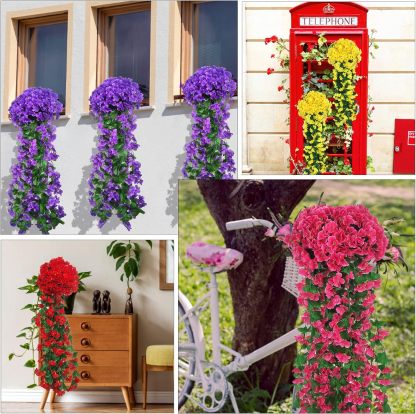🌷Artificial Hanging Orchid Bouquet