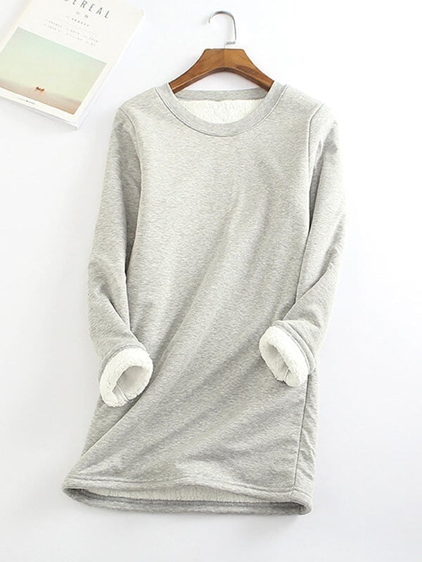 💥Sold 20000+,  Sales > Extra 8% off code:  8💥2022 NEW Casual Cotton Round Neck Solid Sweatshirt (S-5XL)-POIULTD