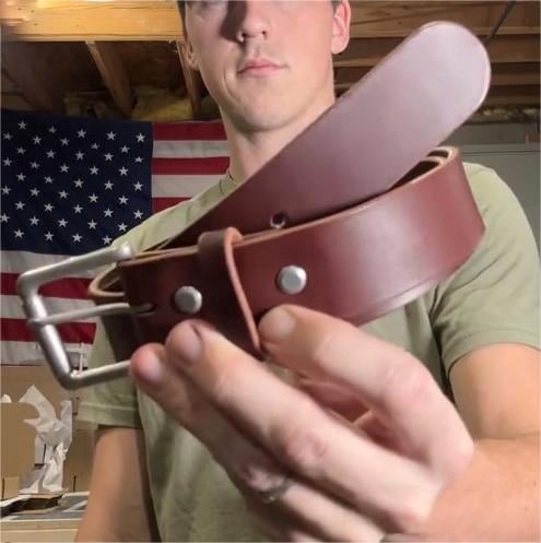 Limited Time Sale Only $25🔥Handmade full-grain leather belt-POIULTD