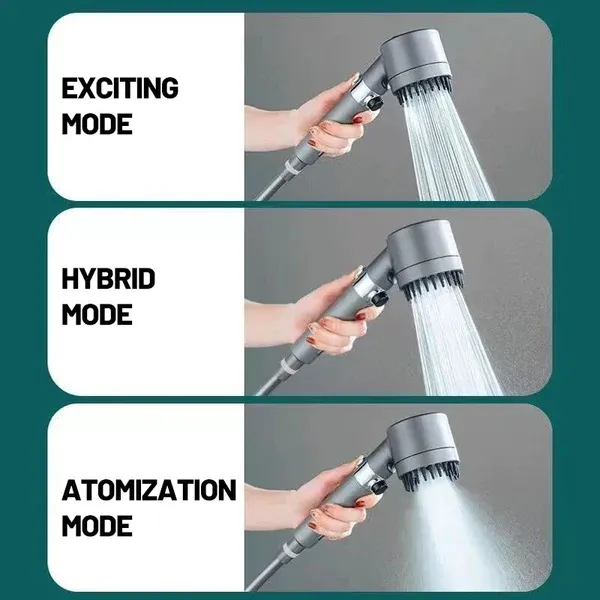 🚀HOT SALE -- 3 Modles Adjustment High Pressure Water Massage Shower
