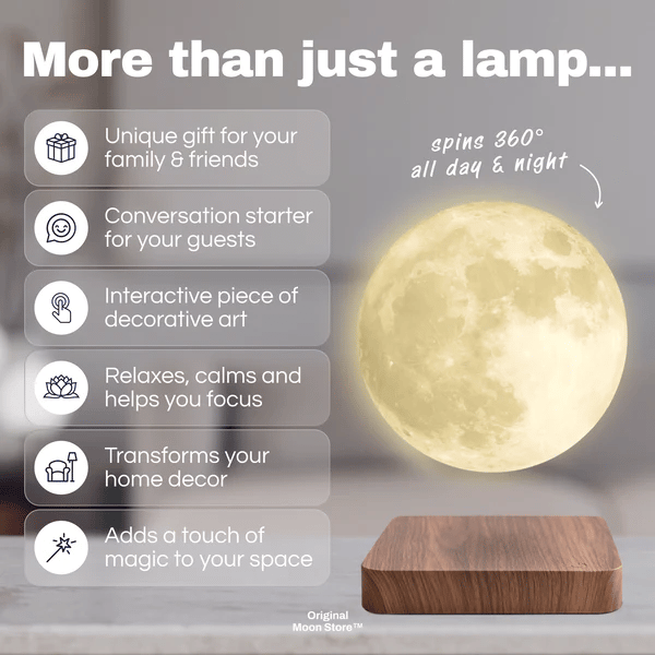 Levitating Moon Lamp-POIULTD