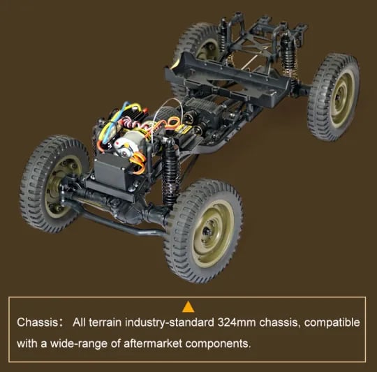 [Official Brand  Store]🚗1941 MB 1:16 Scale Crawler RTR