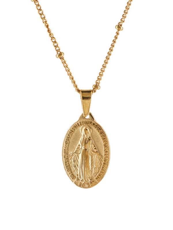 Faith Double-Sided Totem Coin Necklace-POIULTD