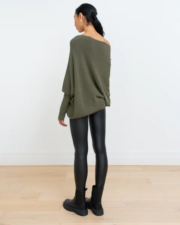 Asymmetric Draped Jumper-POIULTD