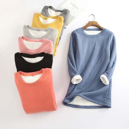 💥Sold 20000+,  Sales > Extra 8% off code:  8💥2022 NEW Casual Cotton Round Neck Solid Sweatshirt (S-5XL)-POIULTD