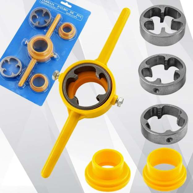 🔥6PCS Plastic Pipe Thread Die Kit-POIULTD