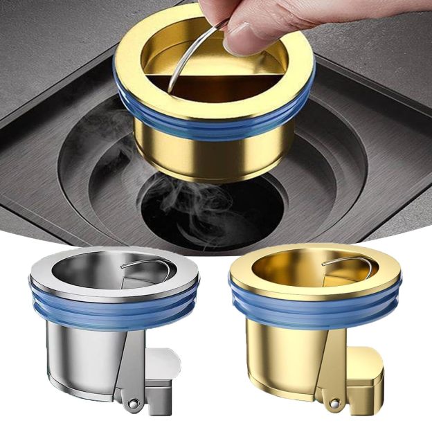 Downspout Universal Brass Floor Drain Core Anti-Odor Deodorizer-POIULTD