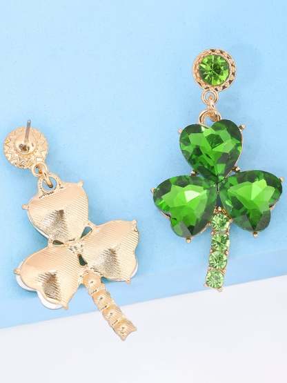 Women Fashionable And Versatile St. Patrick's Day Earrings-POIULTD