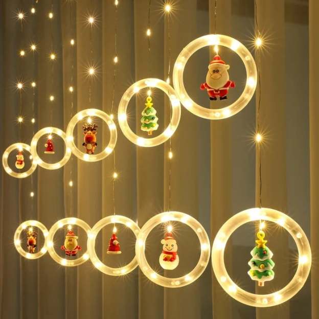 🎅Early Christmas Sale-49% OFF - Christmas Decor Ring Lights-POIULTD