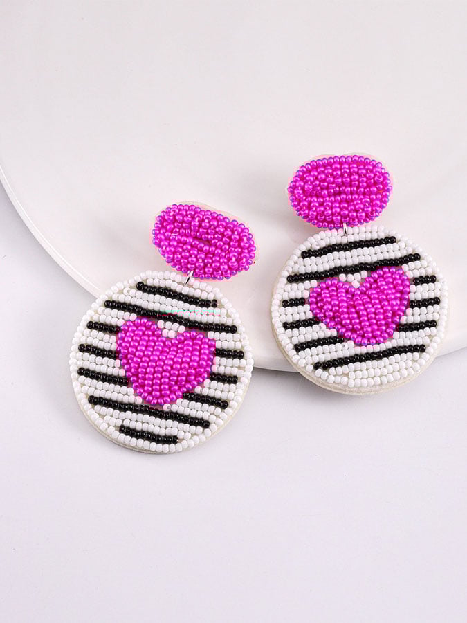 Women's Valentine's Day New Letter LOVE Acrylic Earrings-POIULTD