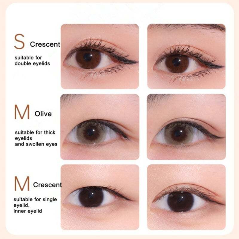 🔥GLUE-FREE INVISIBLE DOUBLE EYELID STICKER(120 STRIPS / PACK)-POIULTD
