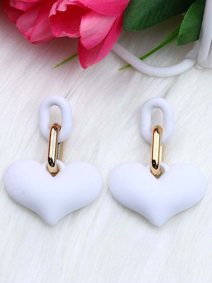 Women's Valentine's Day Heart Fashion Earrings-POIULTD