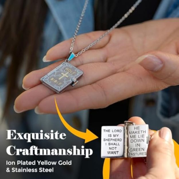 🔥 Last Day 49% OFF 😍Openable Holy Cross Bible Pendant