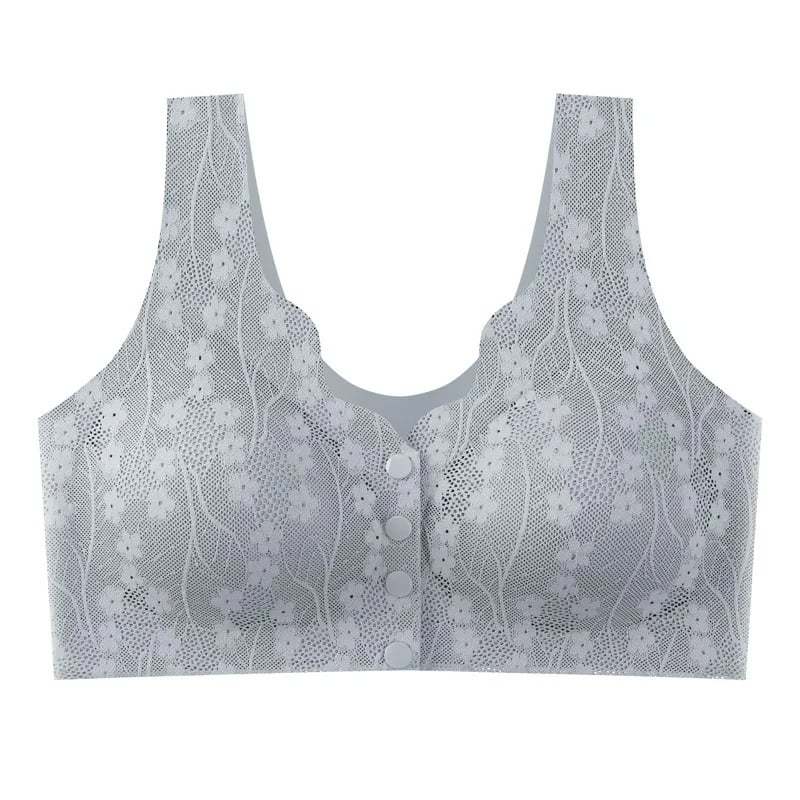 🔥Buy 1 Get 2 Free (3PCS) - Comfortable & Convenient Front Button Bra-POIULTD