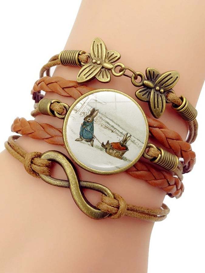 Easter Bunny Time Stone Bracelet-POIULTD