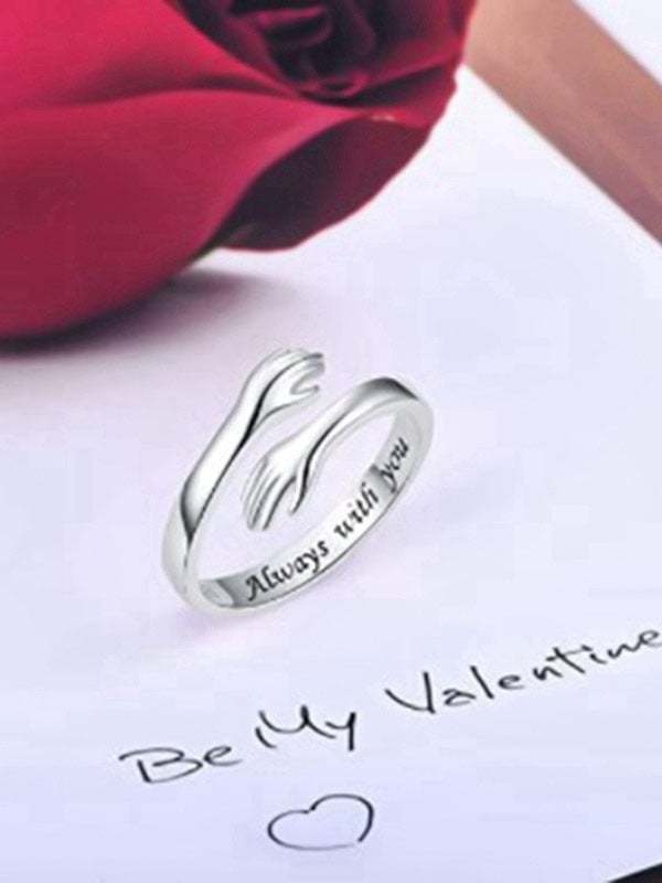 Always With You Alloy Split Adjustable Ring-POIULTD