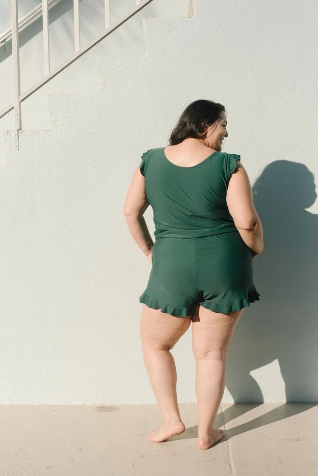 🎉Summer Hot Sale 69% OFF😍Swim Romper Built-in Bra & Shorts-POIULTD