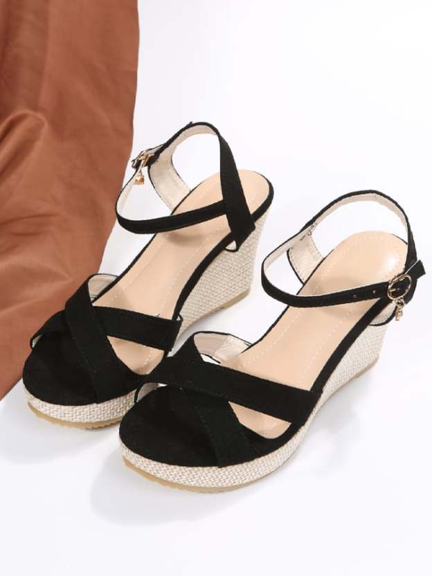 Summer New Round Head Word With Slopes With Thick Bottom Sandals With Simple Versatile Fashion Women's Shoespers-POIULTD