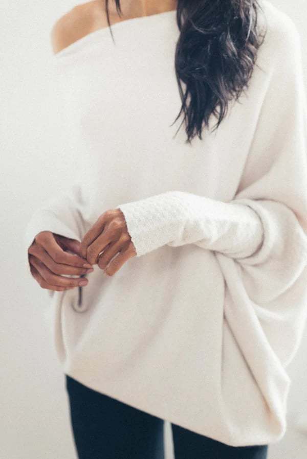 Asymmetric Draped Jumper-POIULTD