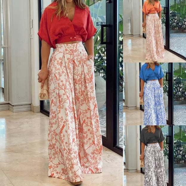 👗👗LAPEL TOP&PANTS TWO PIECE SET-POIULTD