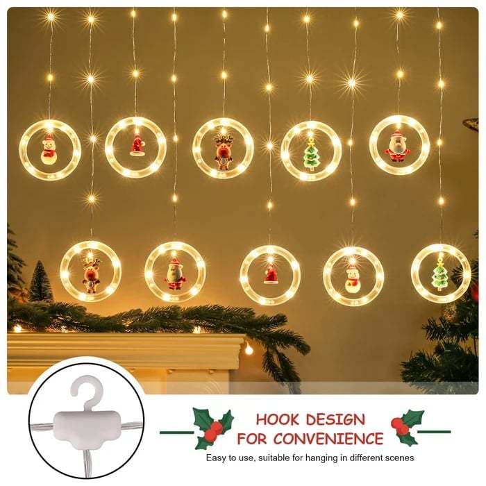 🎅Early Christmas Sale-49% OFF - Christmas Decor Ring Lights-POIULTD
