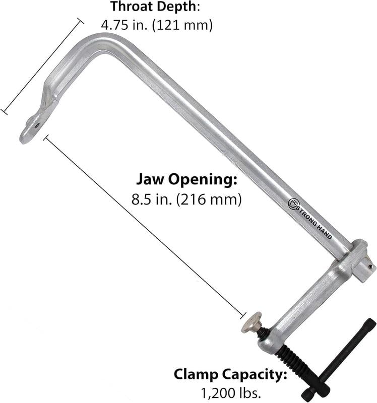 🔥The Srong Hnad Tools Medium-Duty F-Clamp, 8.5"-POIULTD