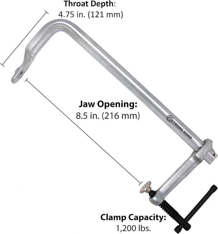🔥The Srong Hnad Tools Medium-Duty F-Clamp, 8.5"-POIULTD